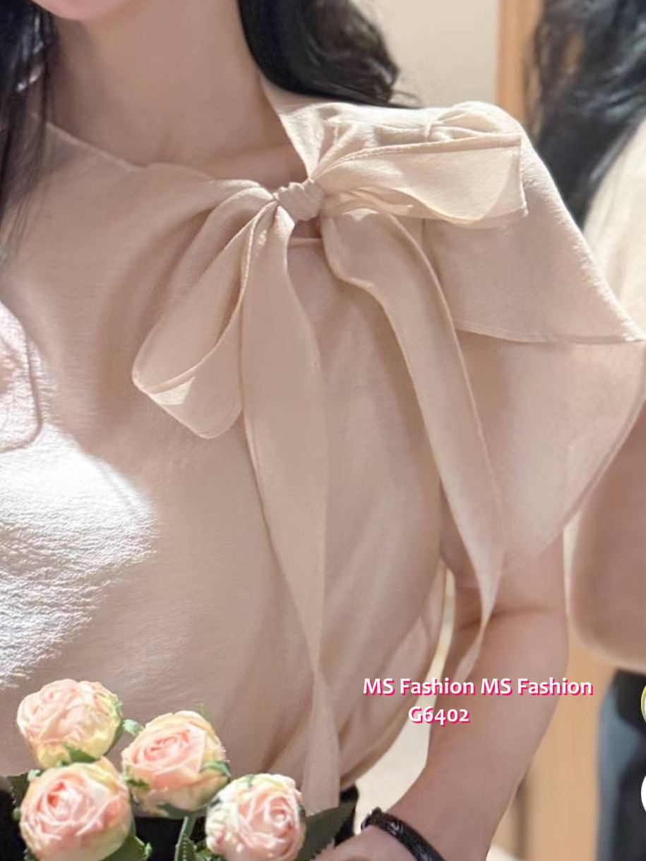 G6402 靚色蝴蝶結Top