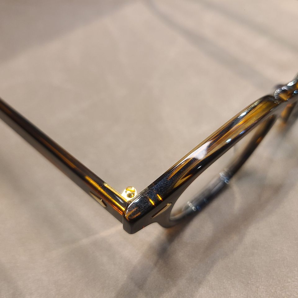 [Limited edition] JULIUS TART OPTICAL 「AR GOLD」DEMI-AMBER 46 日本手製工藝復刻美式經典