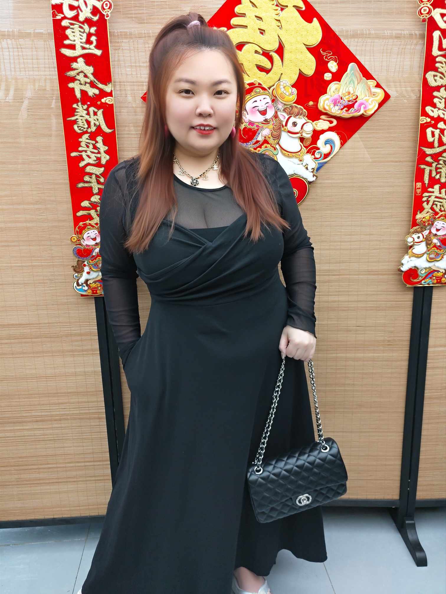 DDH08 8089(B13) 褶皱性感吊带附垫长连衣裙