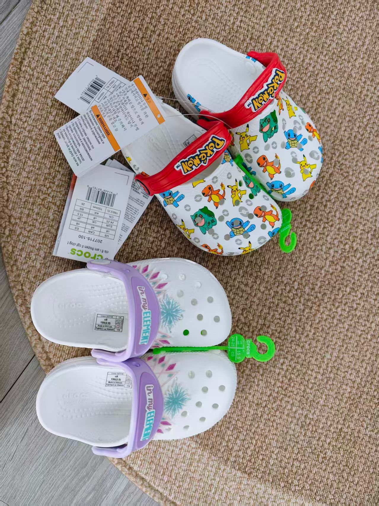 預訂款～廠單 crocs洞洞拖鞋-（最後有尺碼表只供已預訂之客人付款）