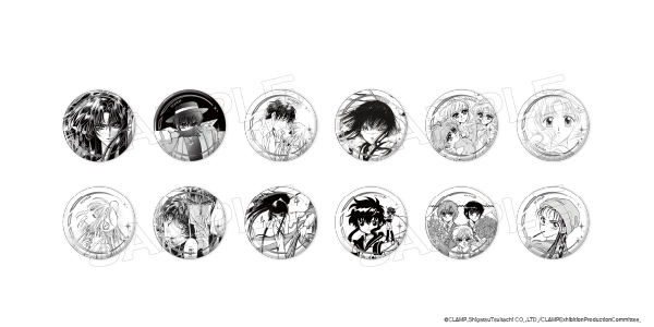 《Pre-Order》韓國限定 Can Badge A｜Clamp展 –SELECTION- in Korea (26C50-P）