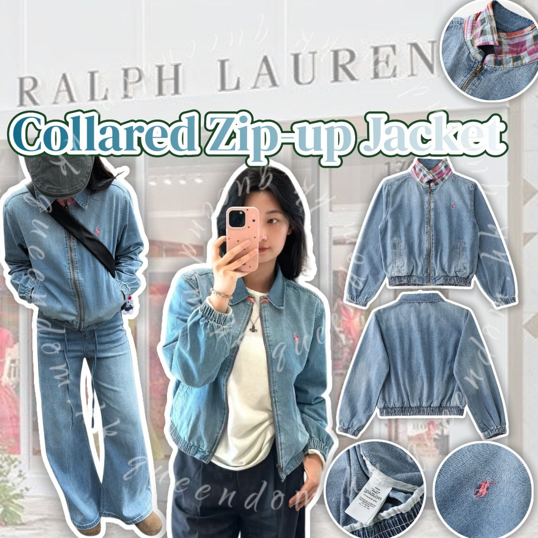 Ralph Lauren Polo Collared Zip-up Jacket 牛仔翻領拉鍊外套