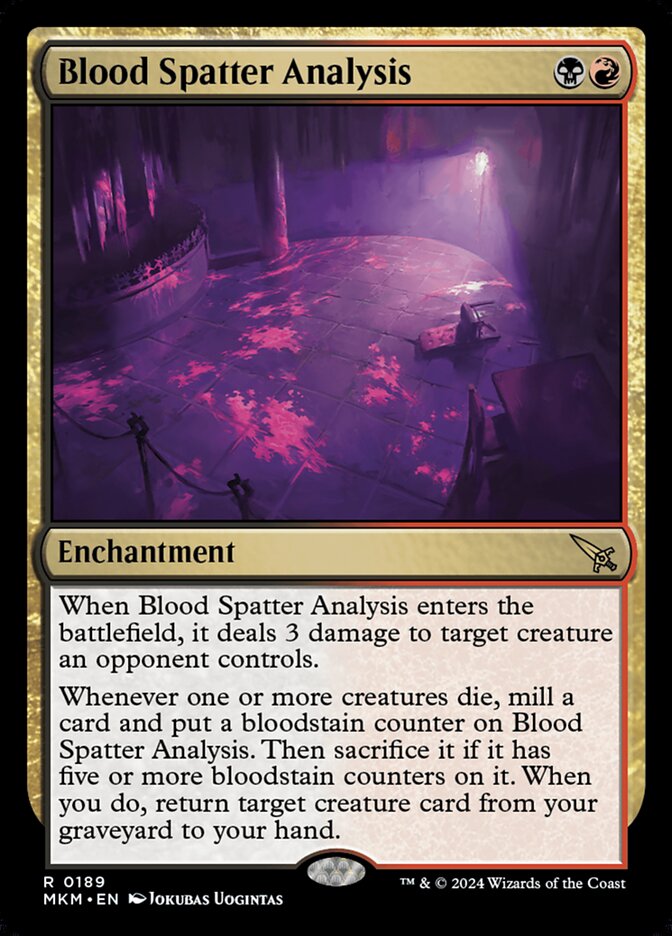 Blood Spatter Analysis #189