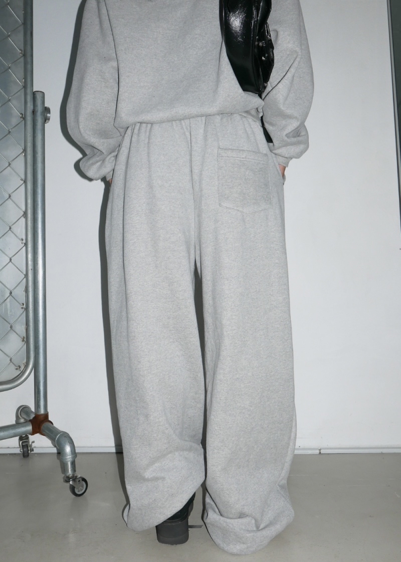 Studded Wide-Leg Sweatpants