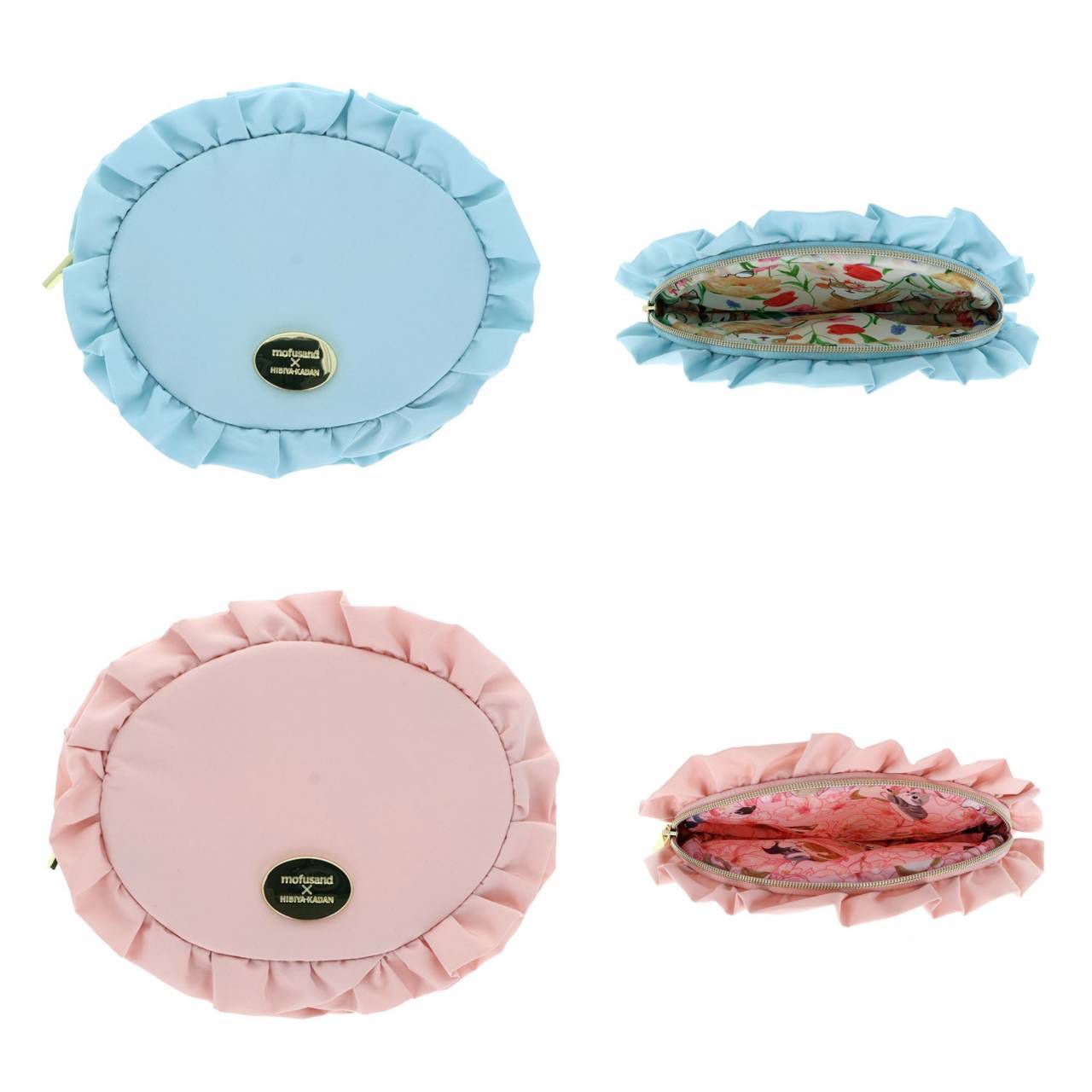 四月連線貨品 - 日本MOFUSAND  日比谷花壇 x Mofusand 收納小袋  