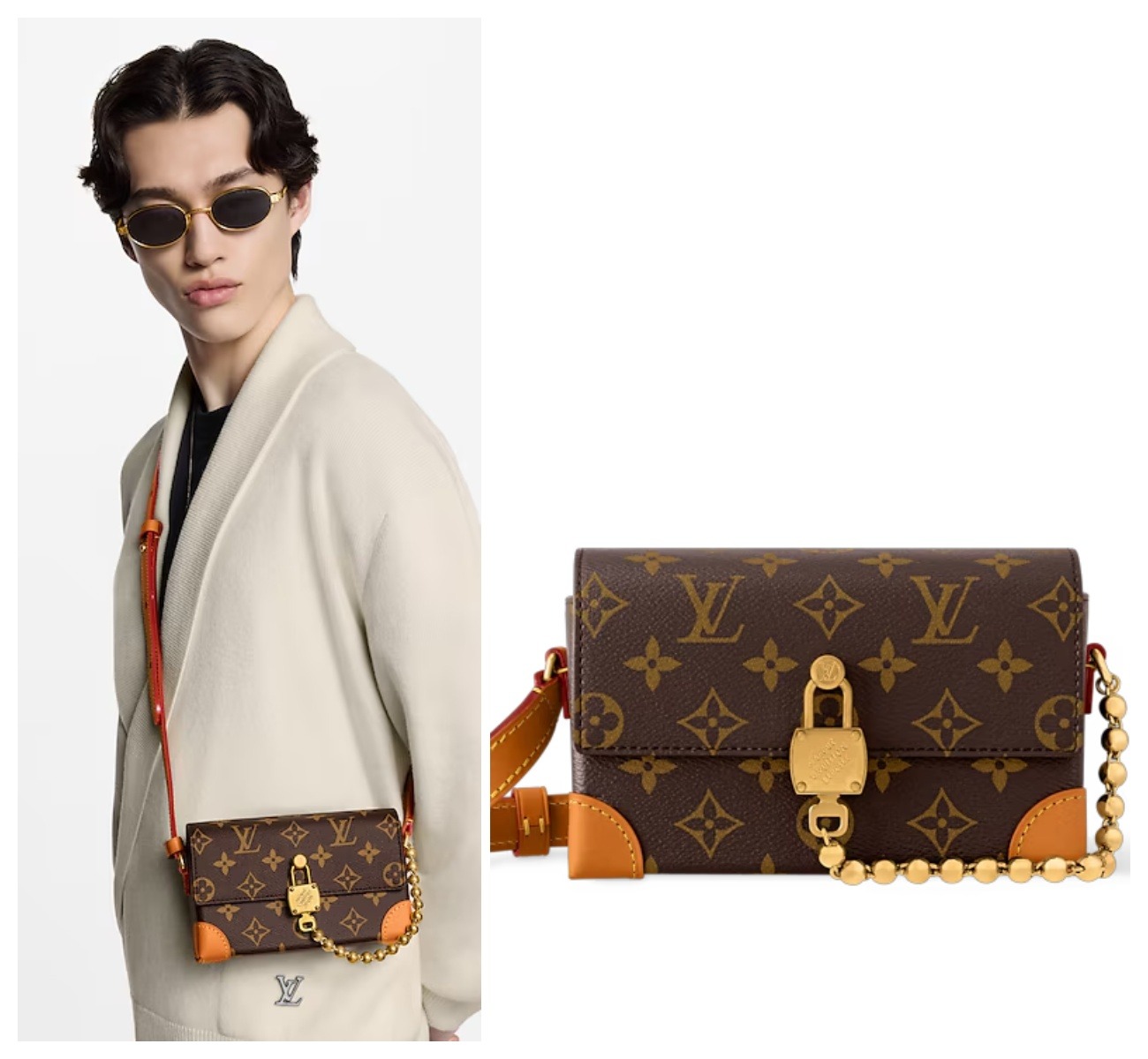 LV Steamer 可穿戴式銀包/斜挎包