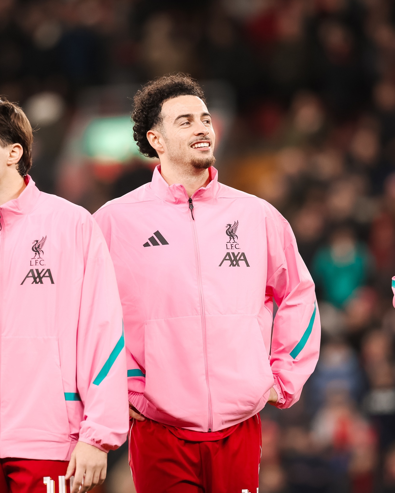 Adidas Liverpool 利物浦 2025-26 粉色 Z.N.E. Anthem Jacket KC7810