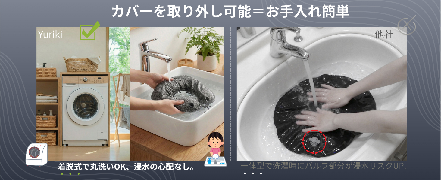Yuriki輕便充氣頸枕（附收納盒+氣泵2合1設計）