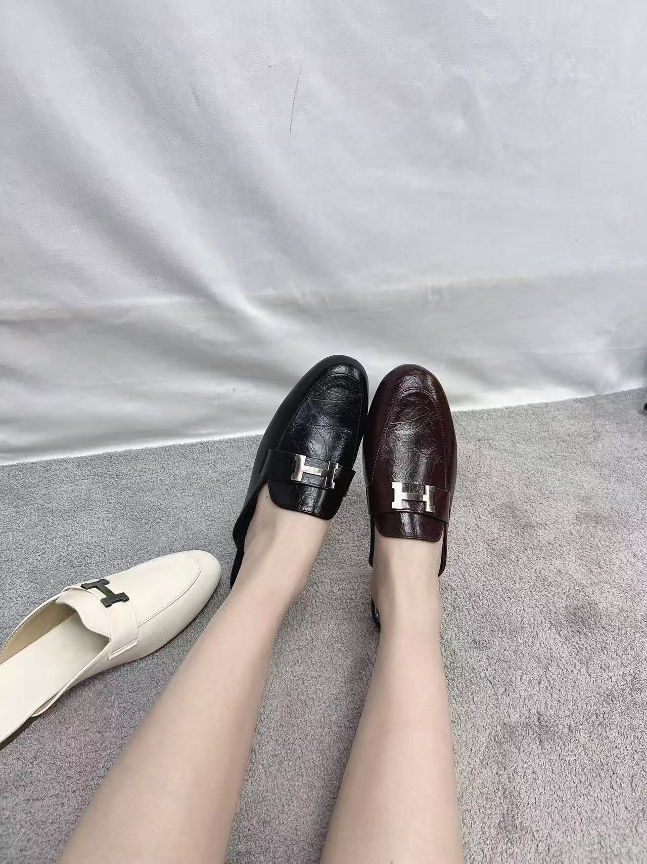 TA78 英伦风H字半包鞋