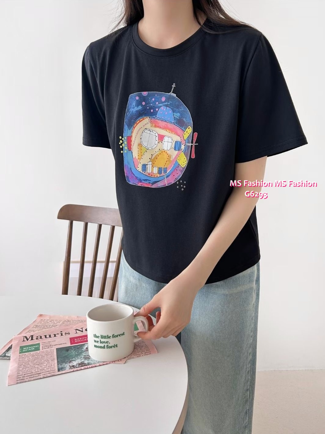 G6293 韓國🇰🇷靚print top 