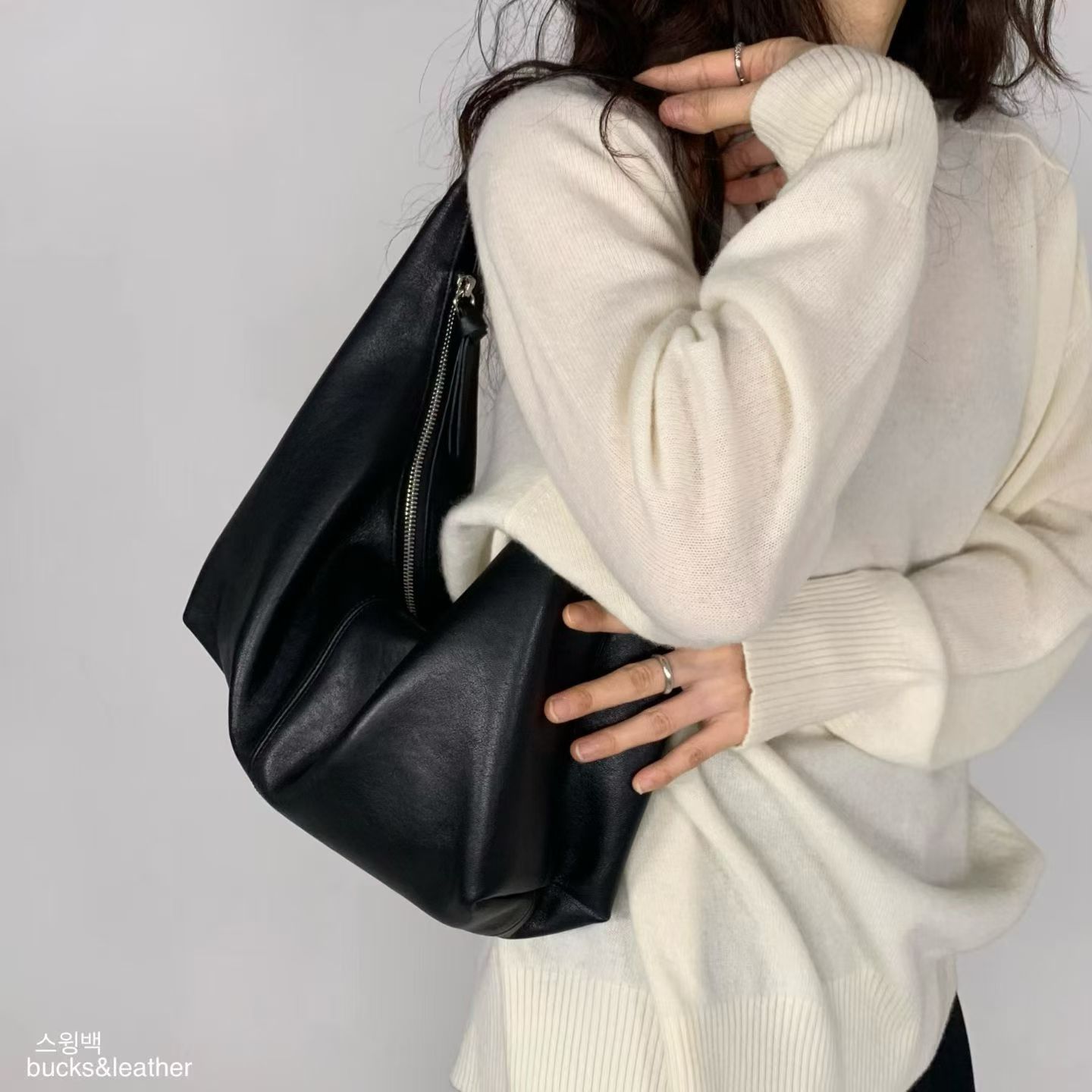 Bucks & Leather 極簡風慵懶Style Tote Bag S