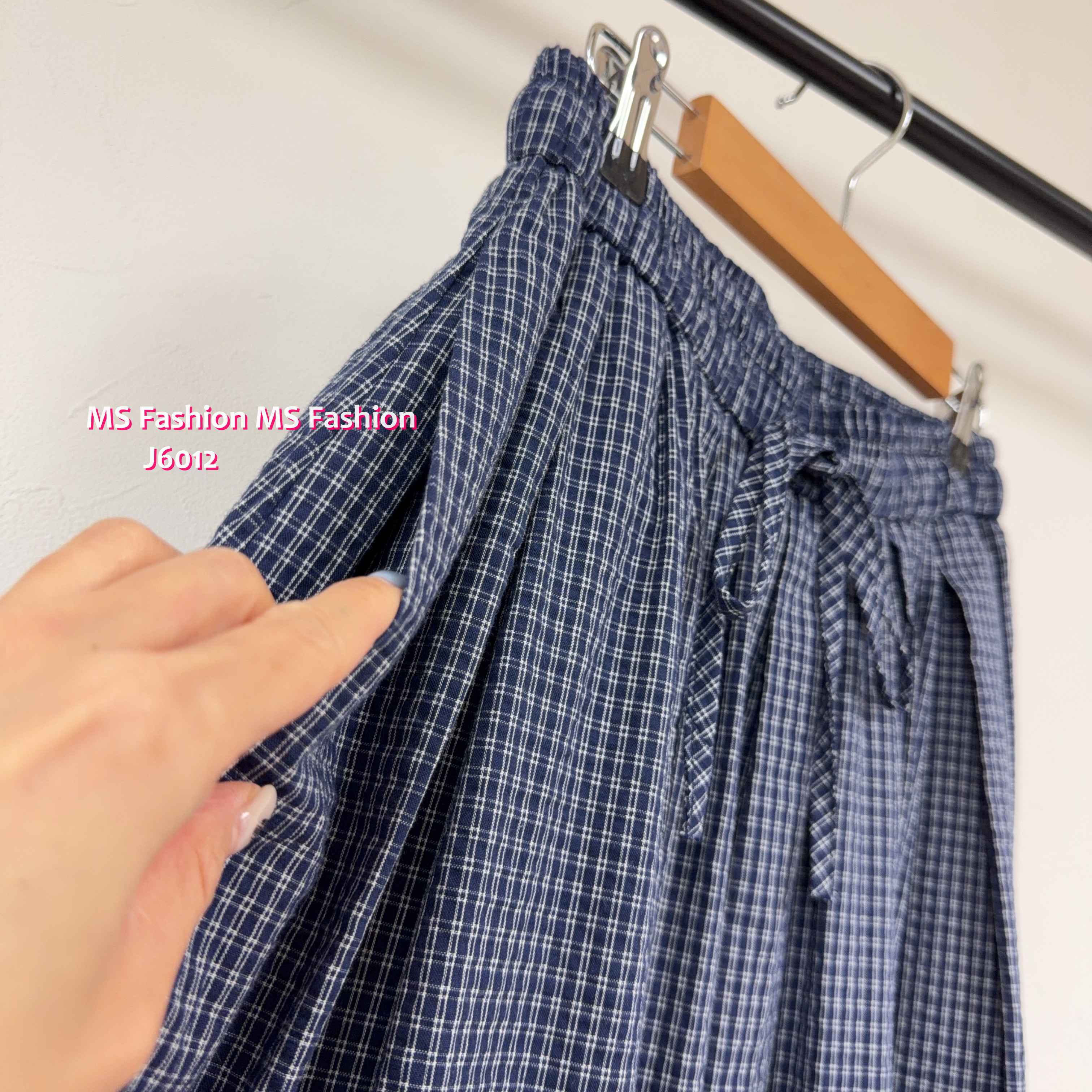 J6012 韓國🇰🇷格紋中長款半裙