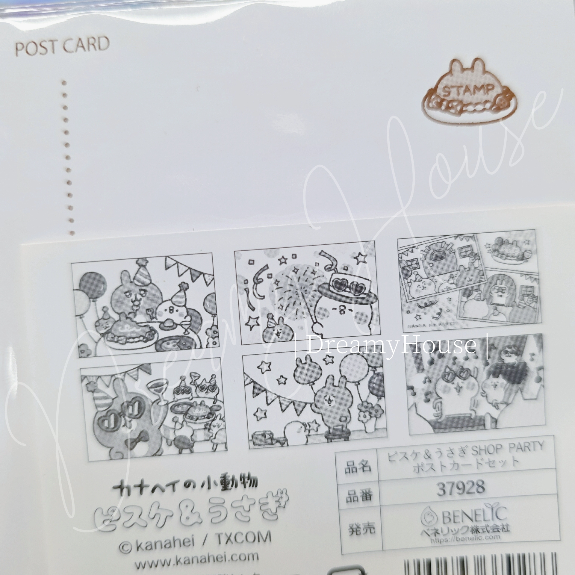日本 kanahei 東京party系列 postcard set