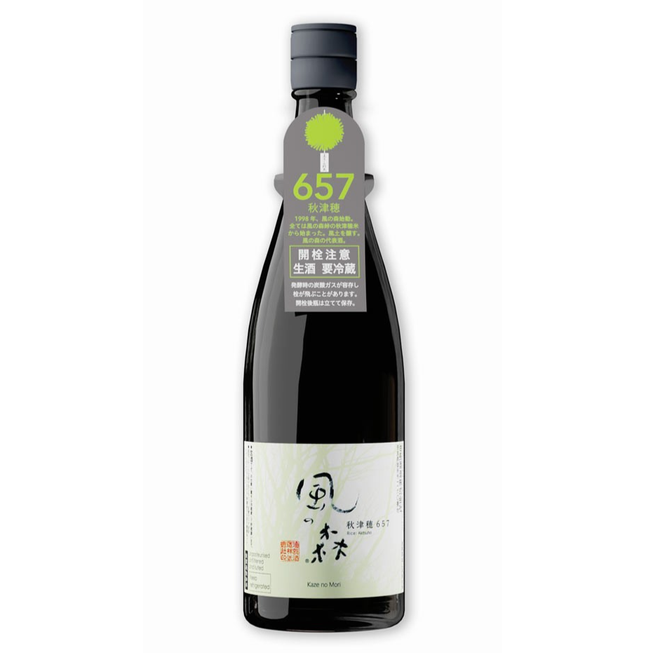 油長酒造 風之森 秋津穗 657 無濾過生原酒 16% 720ml  無盒 (1x12x720ml)