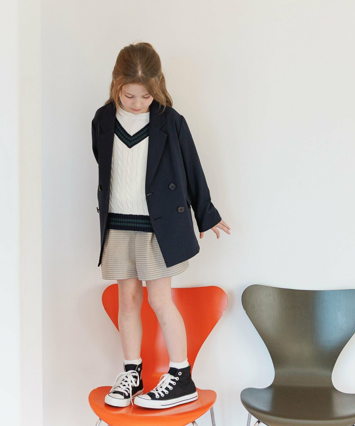 🆕【⭐訂購⭐】🌀 🇯🇵 日本直送 學院風 針織背心+泡泡袖長袖上衣 2件套［2款選］🌀 [ELCA-0189][260330]