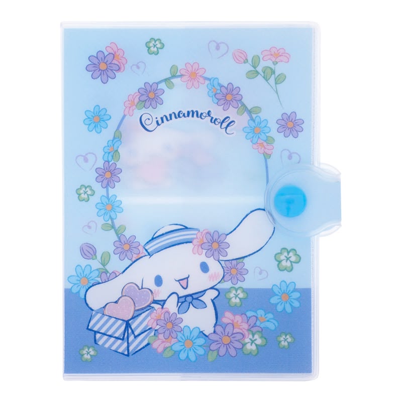 Cinnamoroll PVC Passport Holder w/ Button PVC 面証件套 (閃紗料)