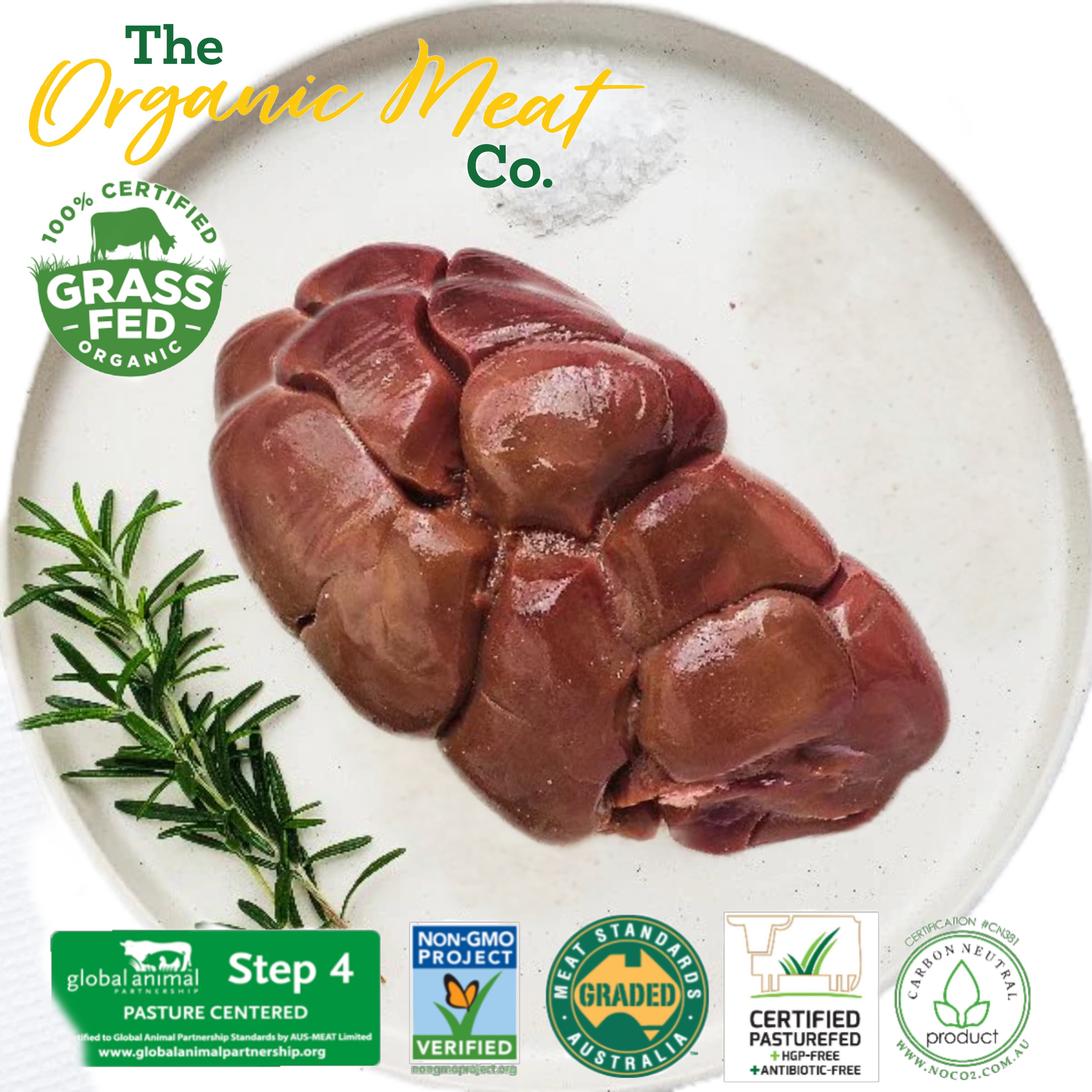 ❄️澳洲 有機全草飼牛腎 Australia 100% Organic Grass fed Beef Kidneys
