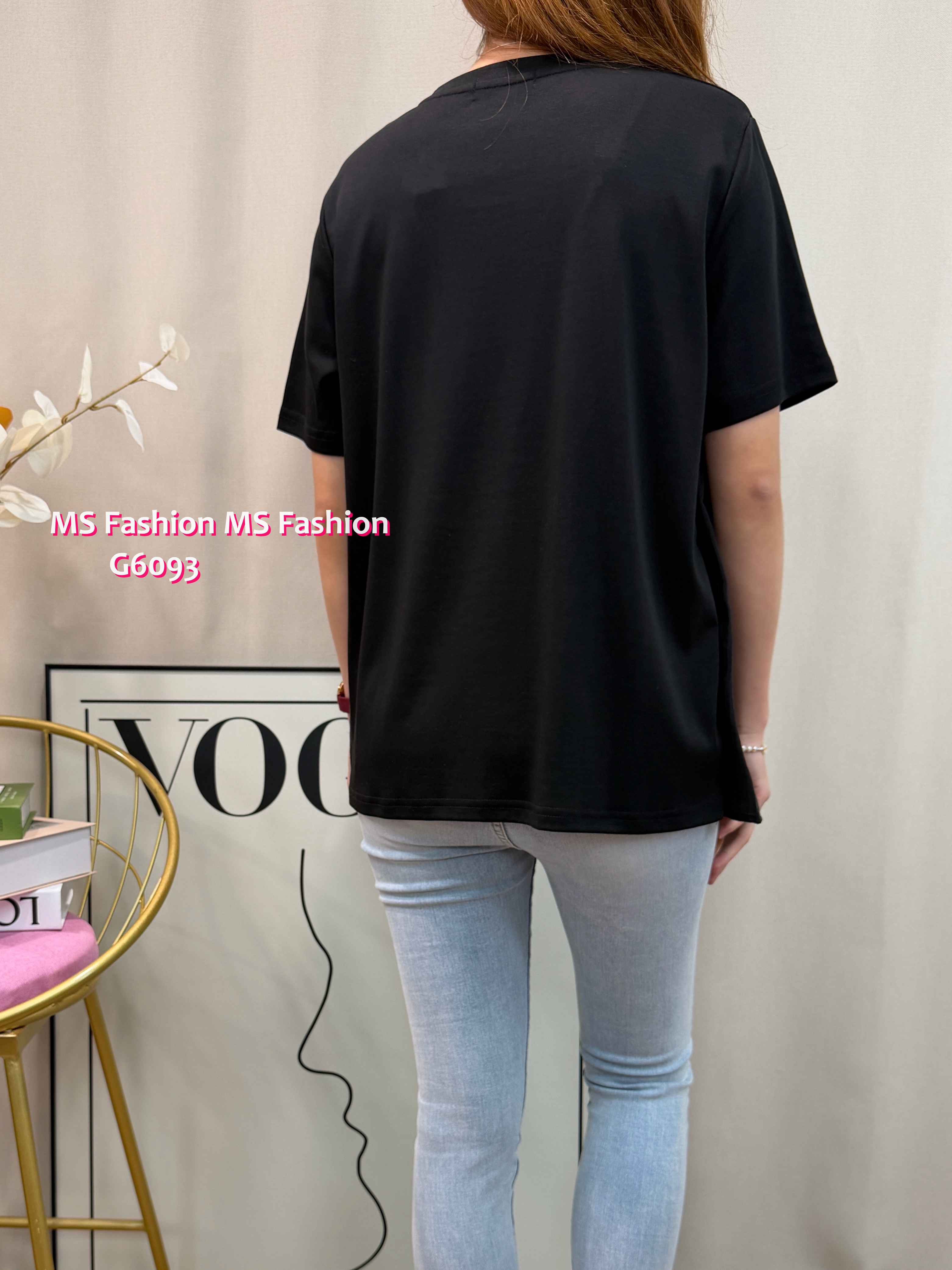 G6093 韓國🇰🇷淨色娃娃拼布top