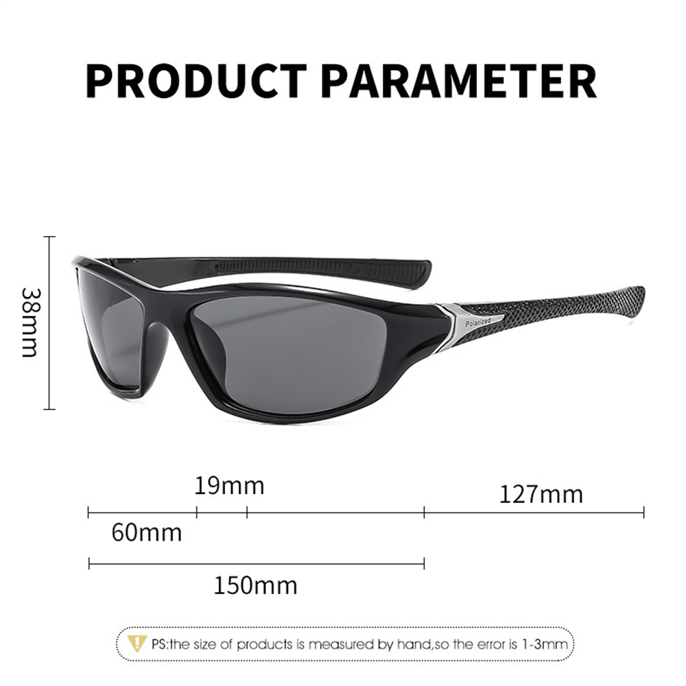 偏光運動墨鏡 黑灰 UB0266