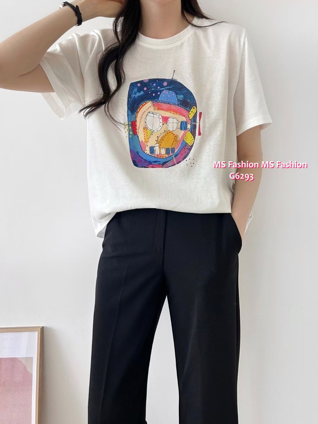 G6293 韓國🇰🇷靚print top 