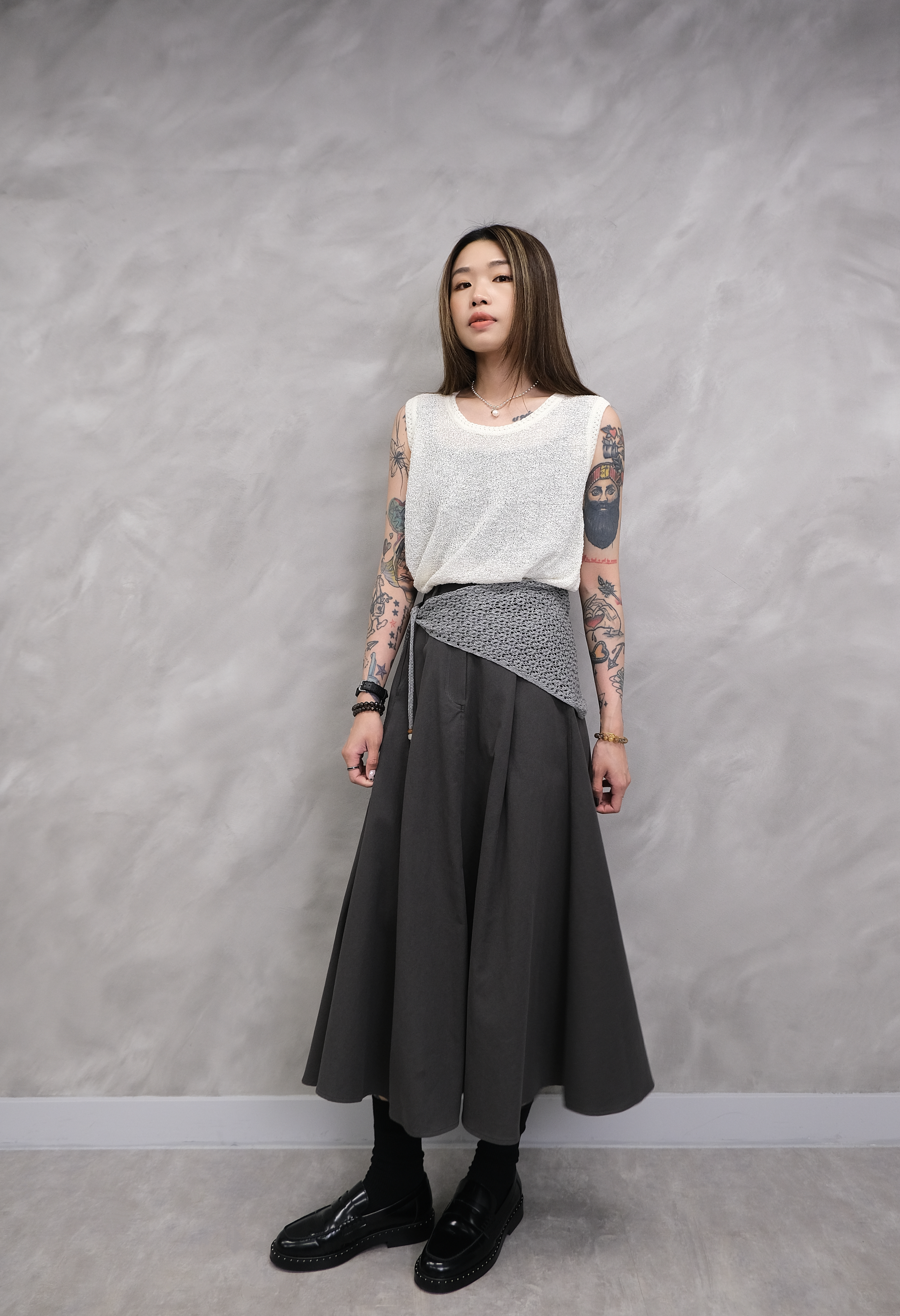 Casual full skirt #sk40