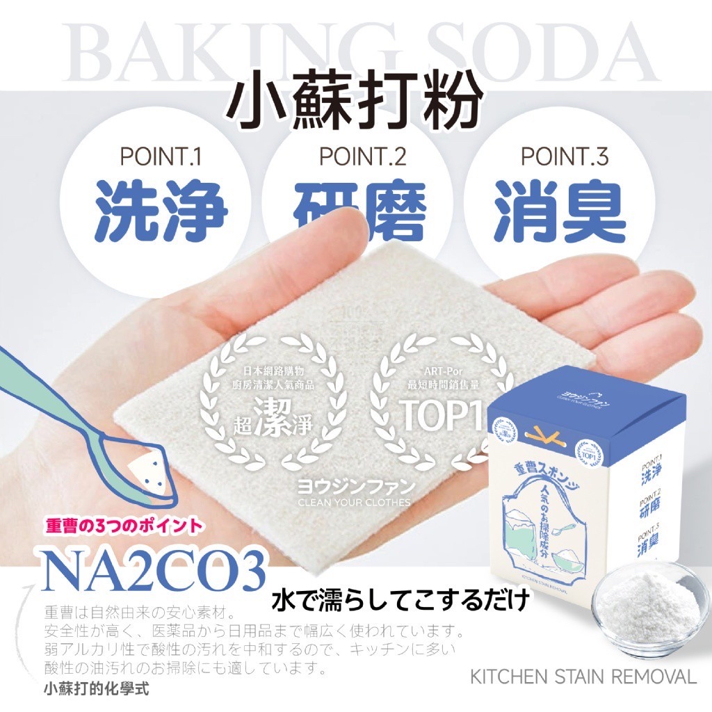 *ヨウジンファン®️小蘇打去污魔力百潔布24入*