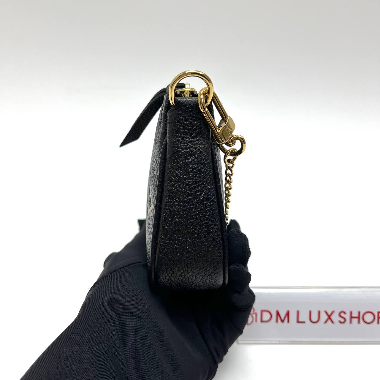 LV Bicolour Black Empreinte Mini Pochette Accessoires 