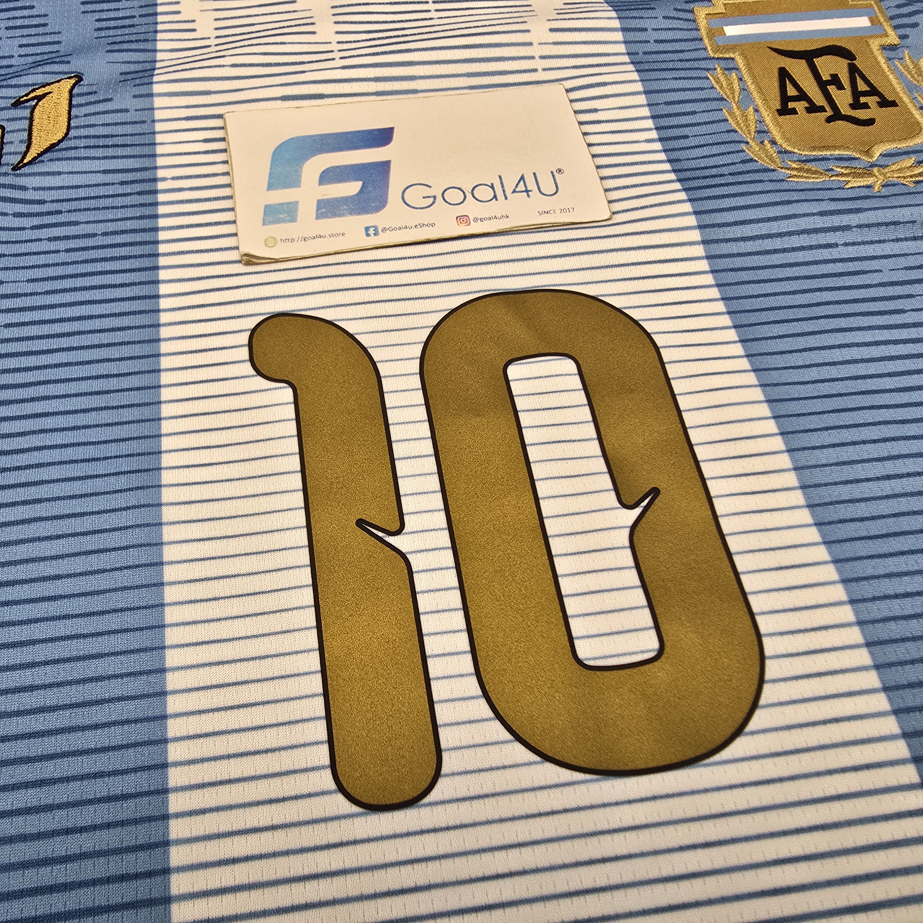 #現貨🔥  Adidas x Messi 美斯阿根廷紀念球迷版球衣 (連MESSI金色印字) LD3316