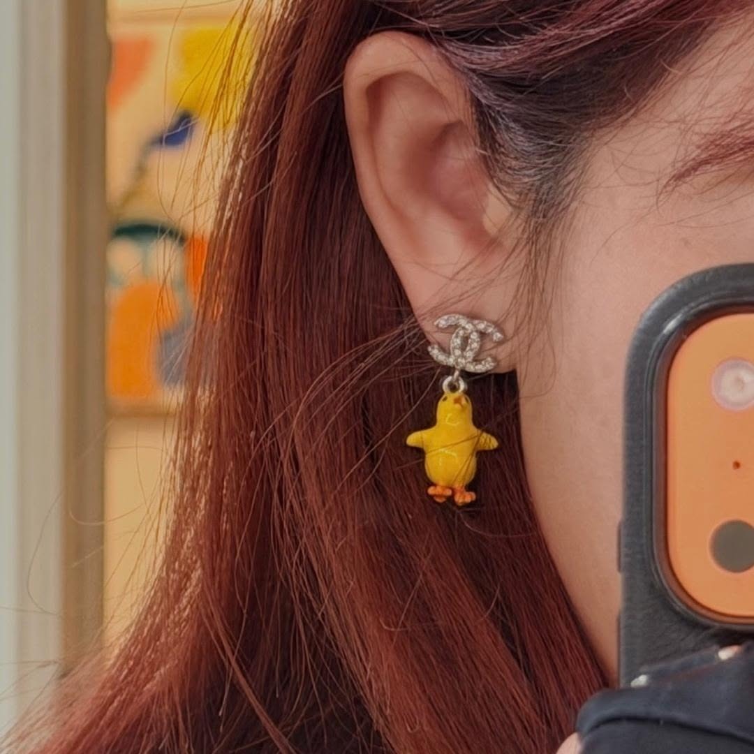 【原單】CHANEL 2026 Pendant Earrings 小雞吊墜耳環 - 禮盒裝
