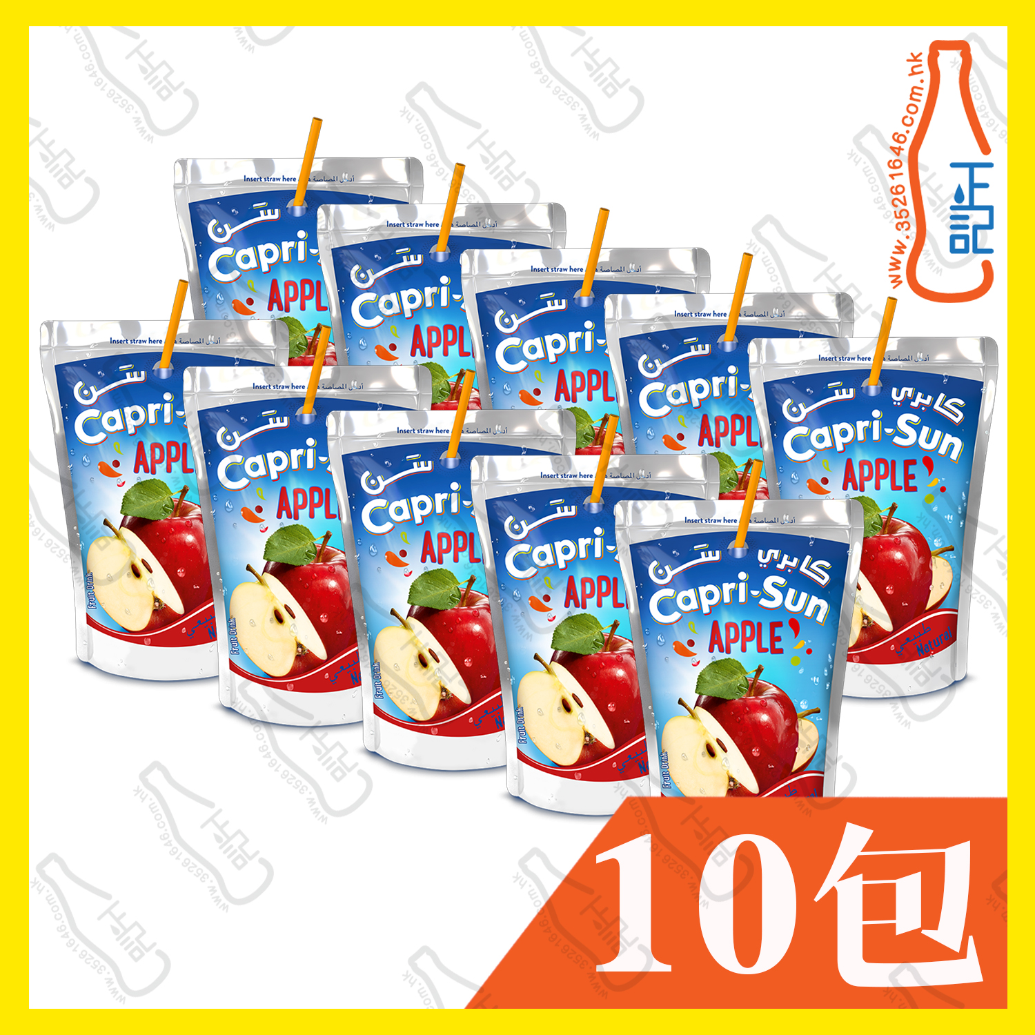 韓國Capri Sun - 蘋果汁 200ml x 10包 /箱