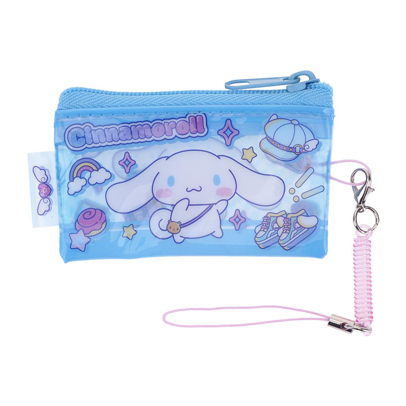 Cinnamoroll Mini PVC Mesh Bag w/ Spiral Cord 迷你PVC袋電話繩