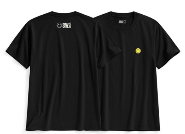 S.W.SMILEY®印花T恤-01