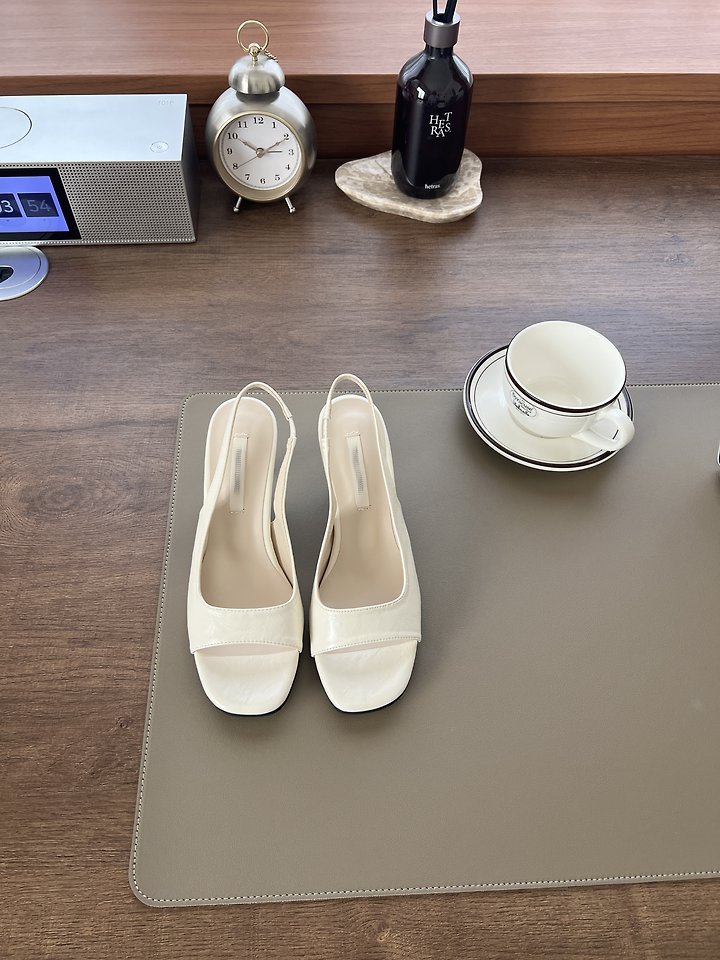 Open-toe Slingback (4 colors)