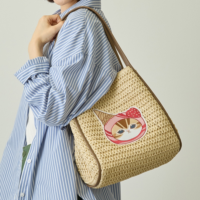 🌸 【預訂】mofusand basket bag - mofusand 5/6新品
