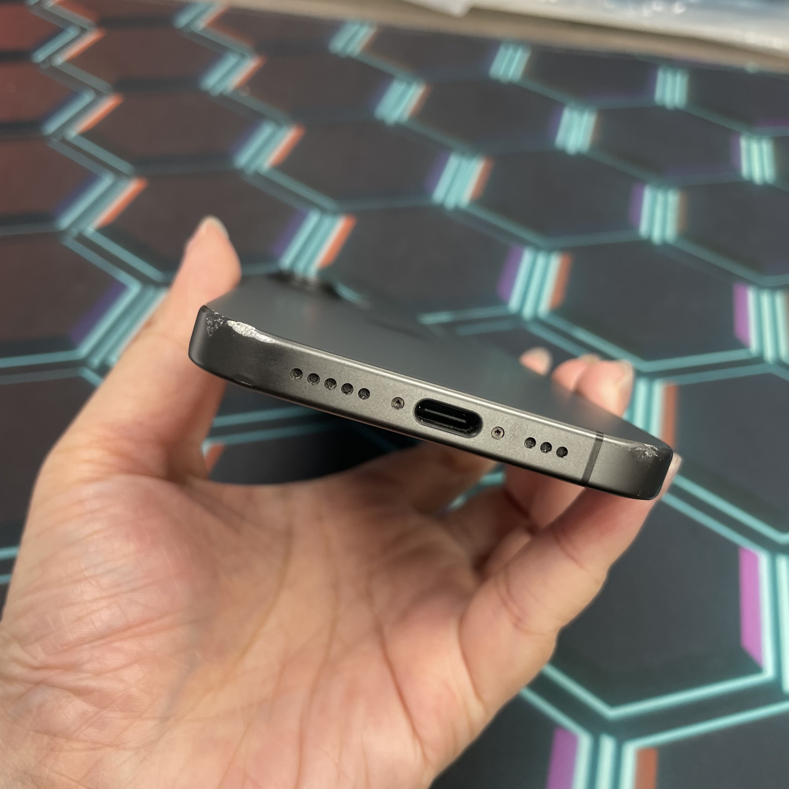 *7662 17 靚機 256GB 電98 黑色 black