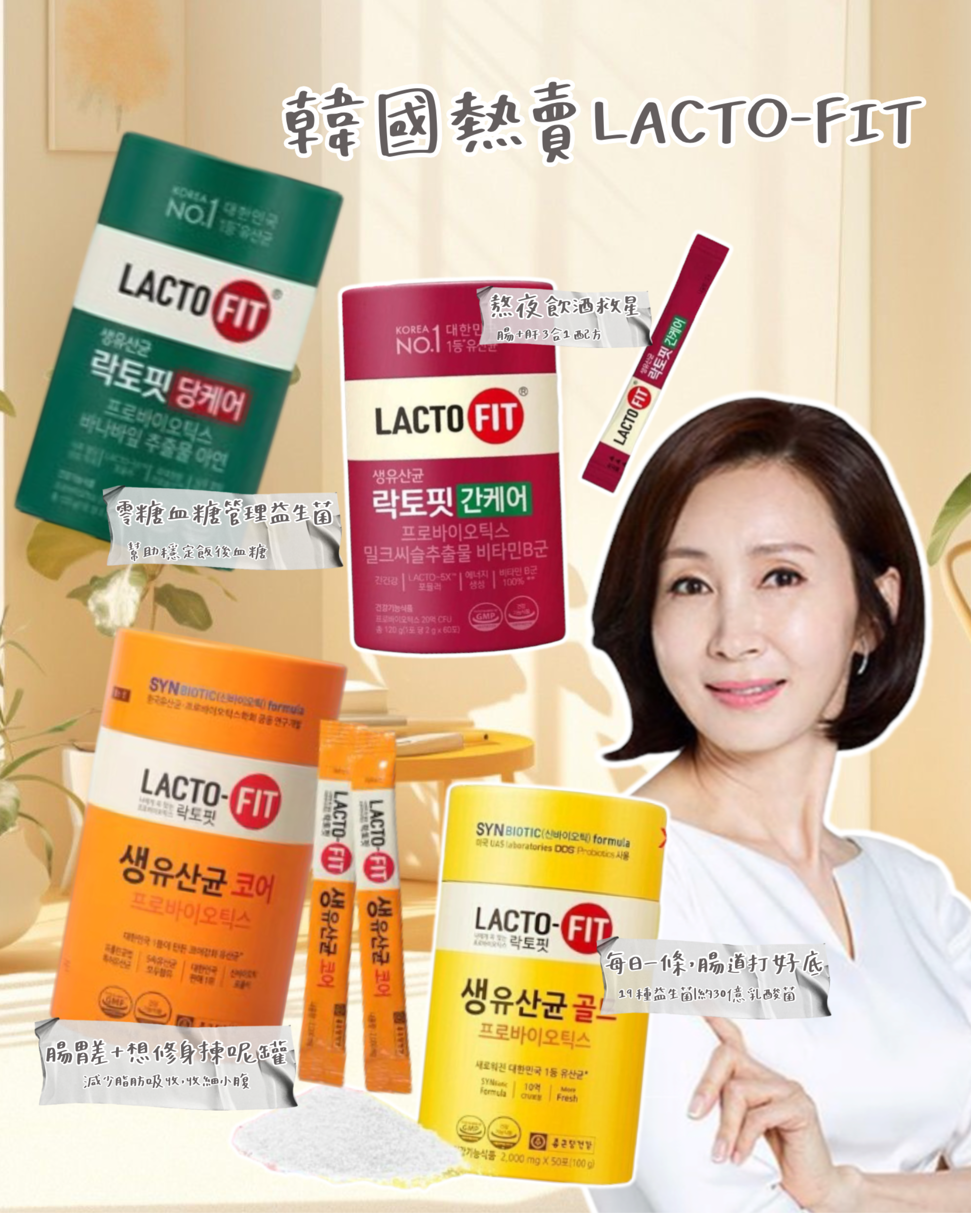 【韓國LACTO-FIT益生菌】