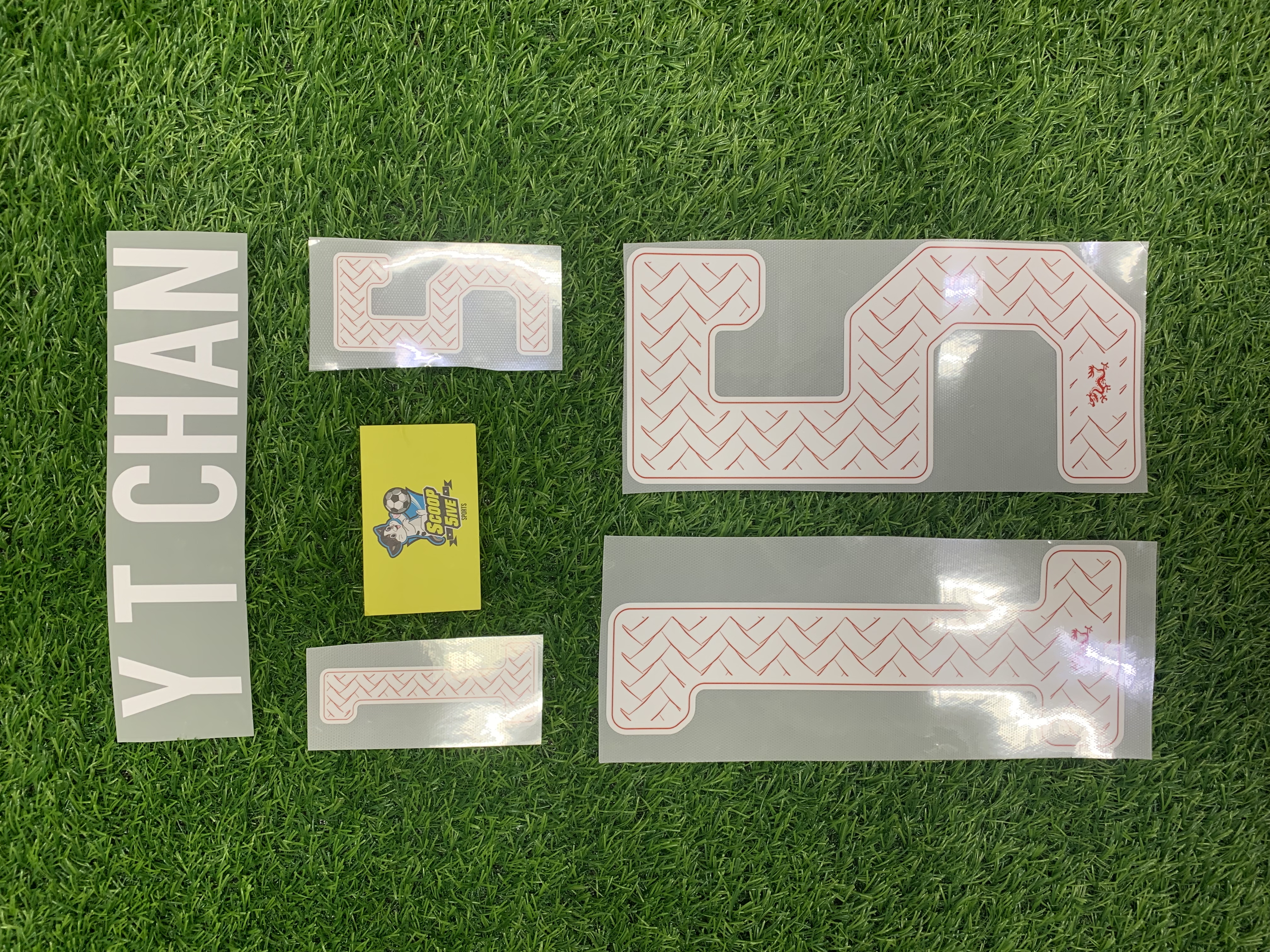 2026-27 香港 主場 印字 15 Y T Chan 陳潤潼 2026-27 Hong Kong Home Name & Numbering 15 Y T Chan