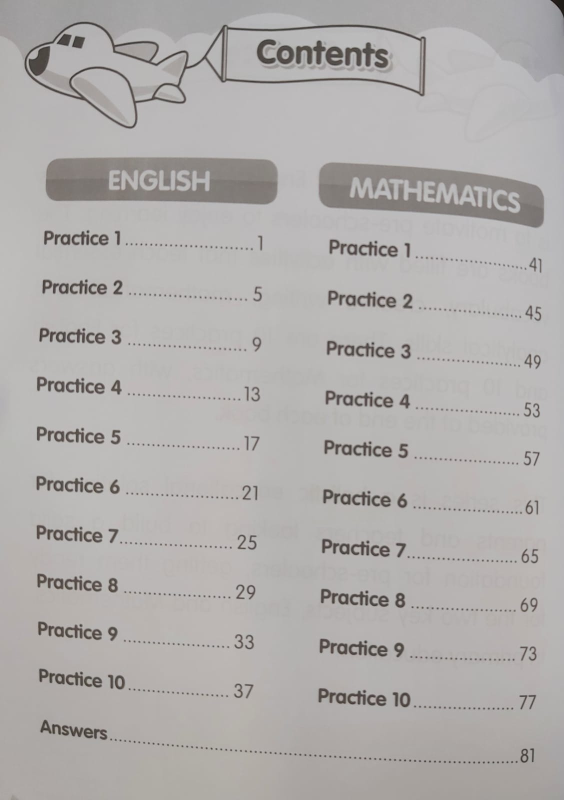 K2 My Book of English & Mathematics