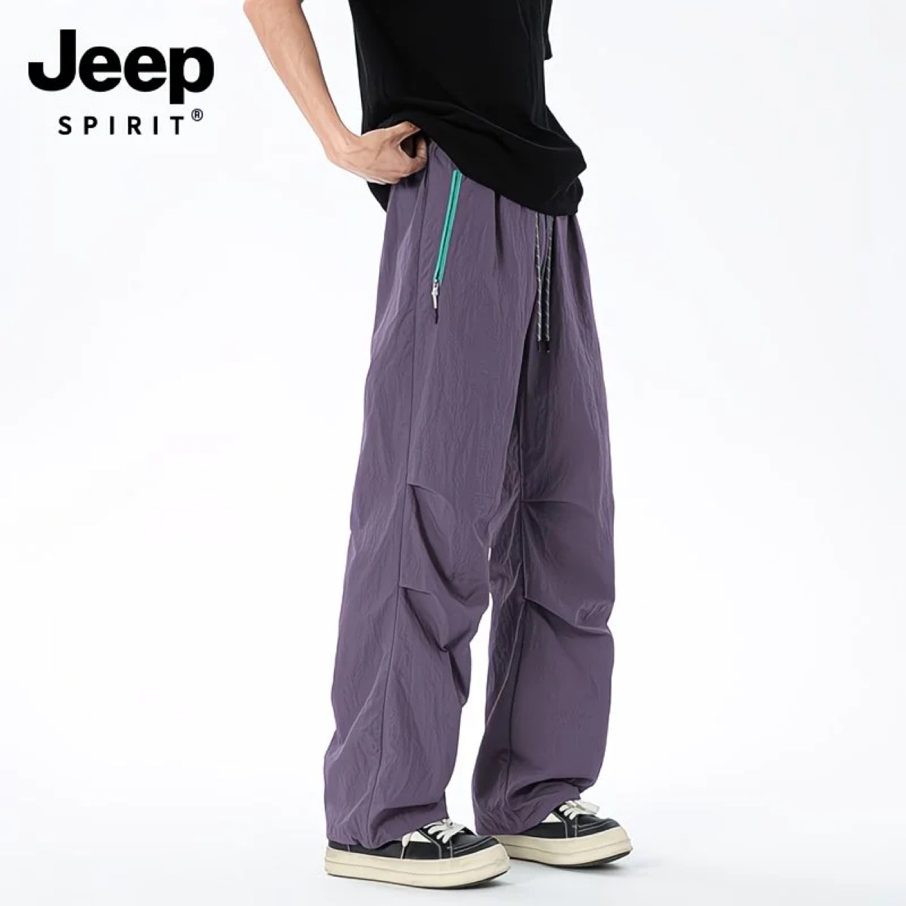 山系男女同款7色輕薄防水防風工裝褲 