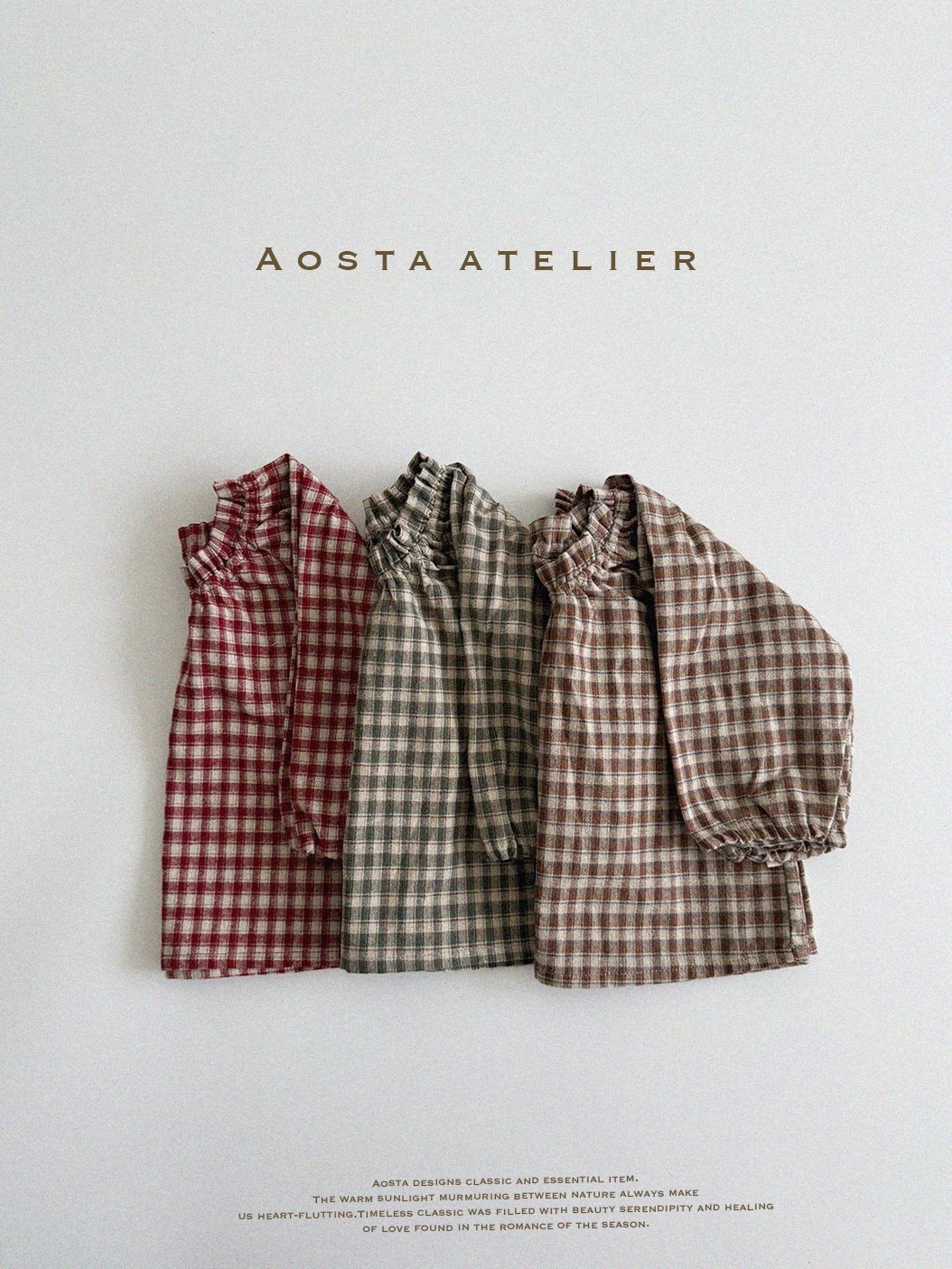 Aosta | Check shirt (Red XL90-100)