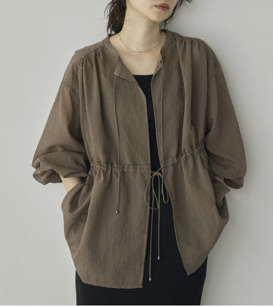 格羅格蘭條紋襯衫  - 2026 流行穿搭  女士襯衫 秋冬時尚穿搭 優雅日常 柔軟舒適 易於配搭 日本直送   #JP-I-260039