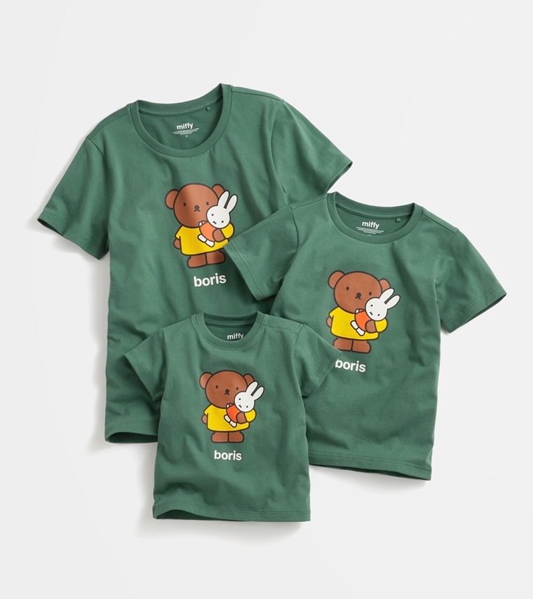 💚預訂 台灣直送💚Miffy兩色印花親子款純棉短袖T恤