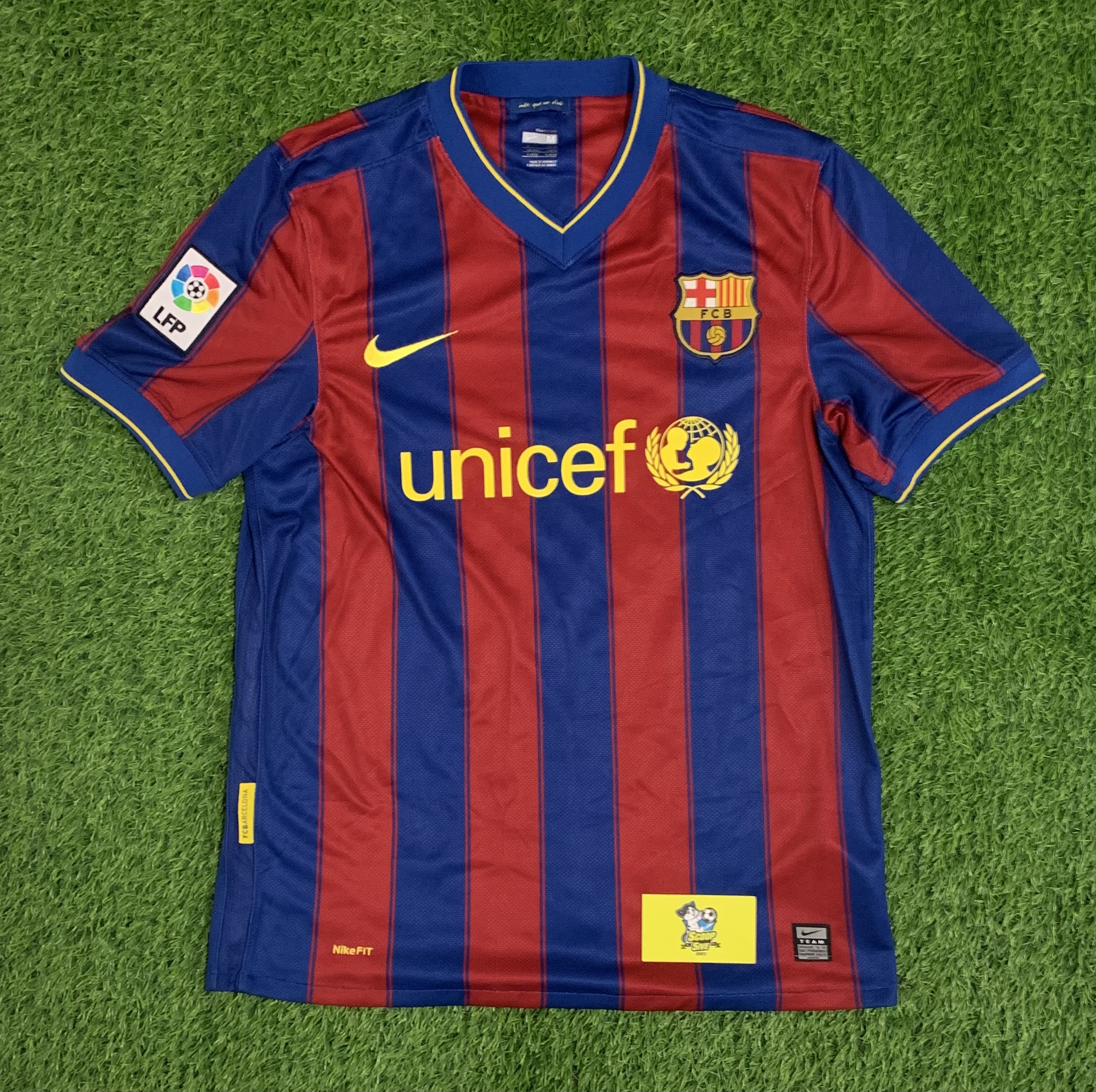 二手 90%新 2009-10 巴塞隆拿 主場 球迷版 短袖