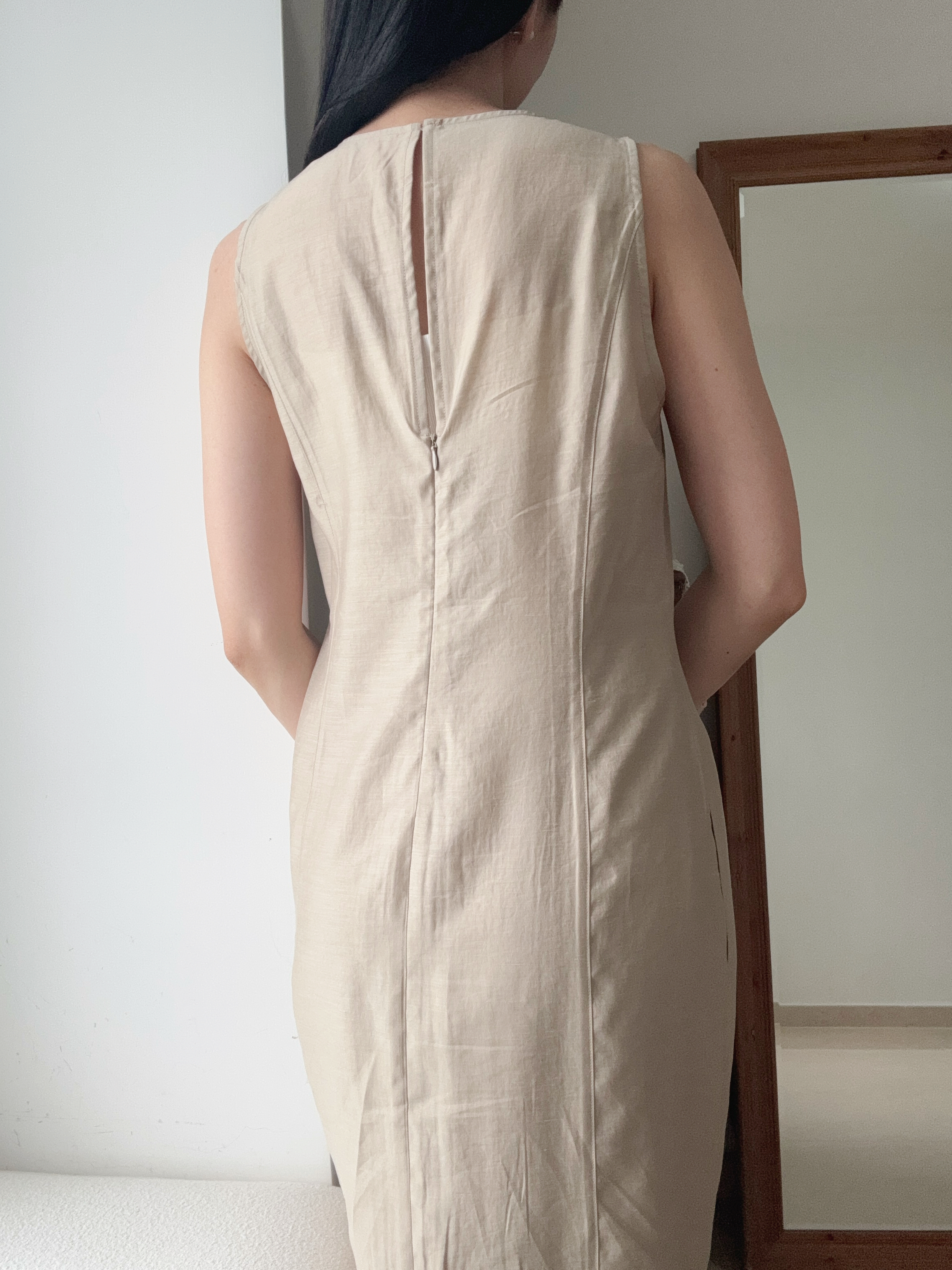 Elegant one piece long dress (with inner dress)