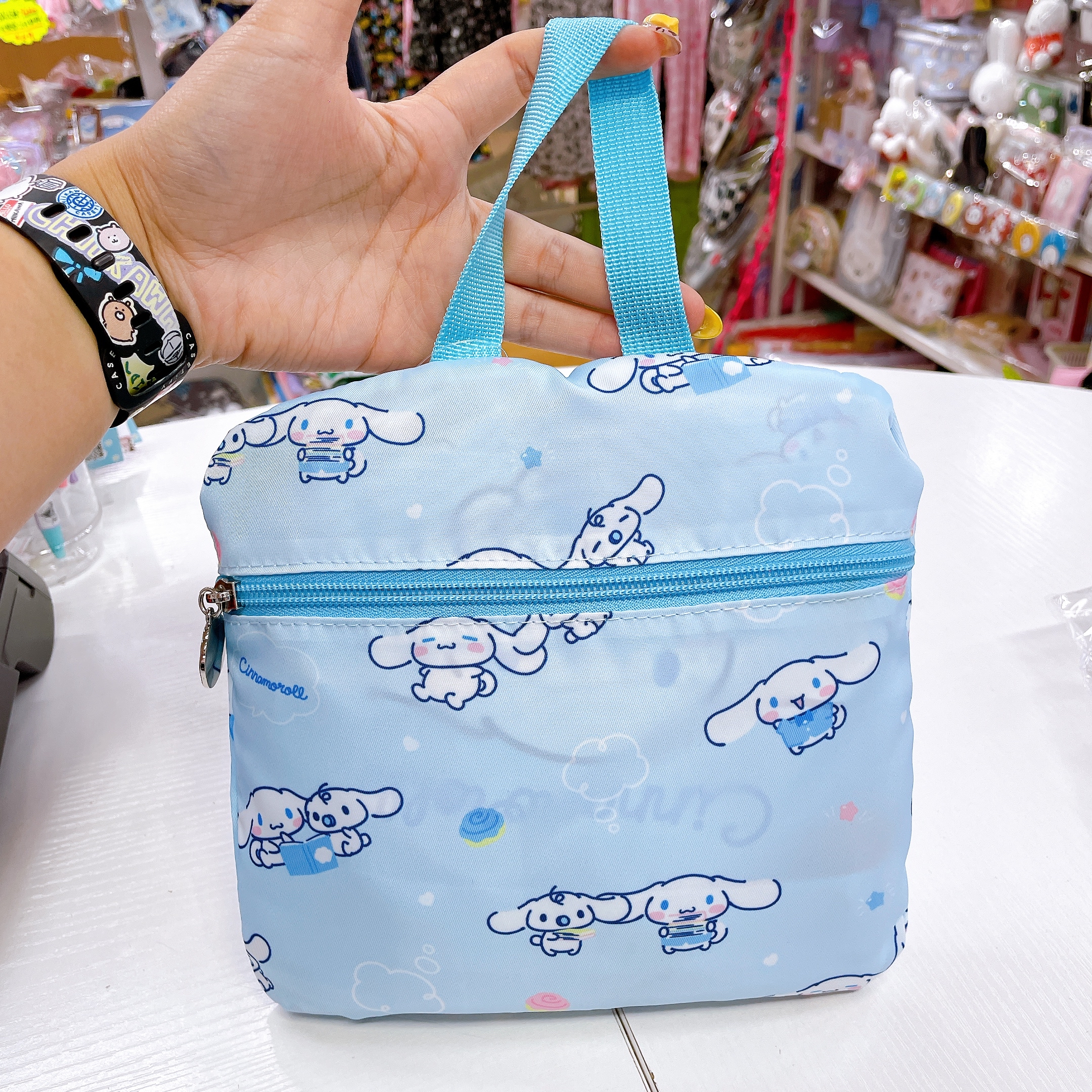 原裝行貨Sanrio Kurumi肉桂狗超實用可摺疊背囊 去旅行用一流