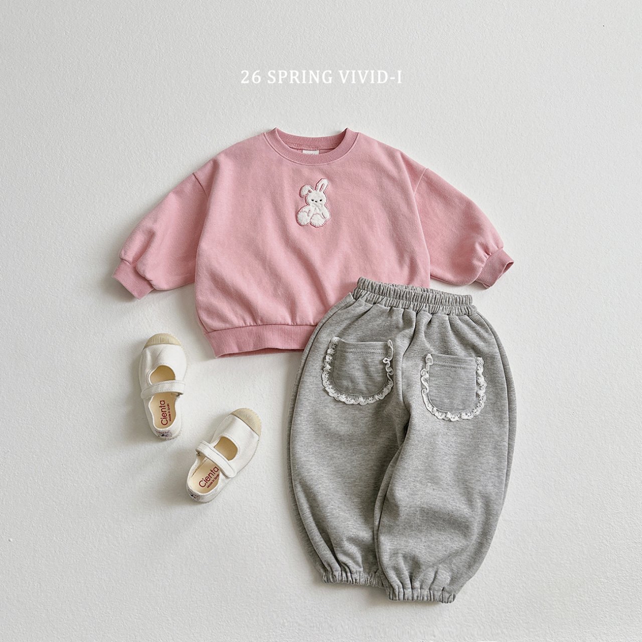 🌸預訂 韓國直送🌸🇰🇷VIVIDI三色動物刺繡貼花寬鬆衛衣