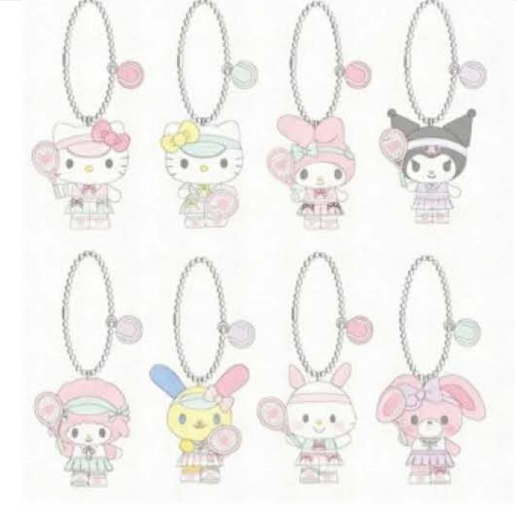 8月新品預訂｜網球系列吊飾盲盒（指定款/捆款）