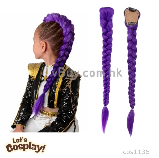 Rumi 黑金 Cosplay 服裝 兒童 Kpop Demon Hunters Costume 女童舞台表演套裝 Lets Cosplay cos1151