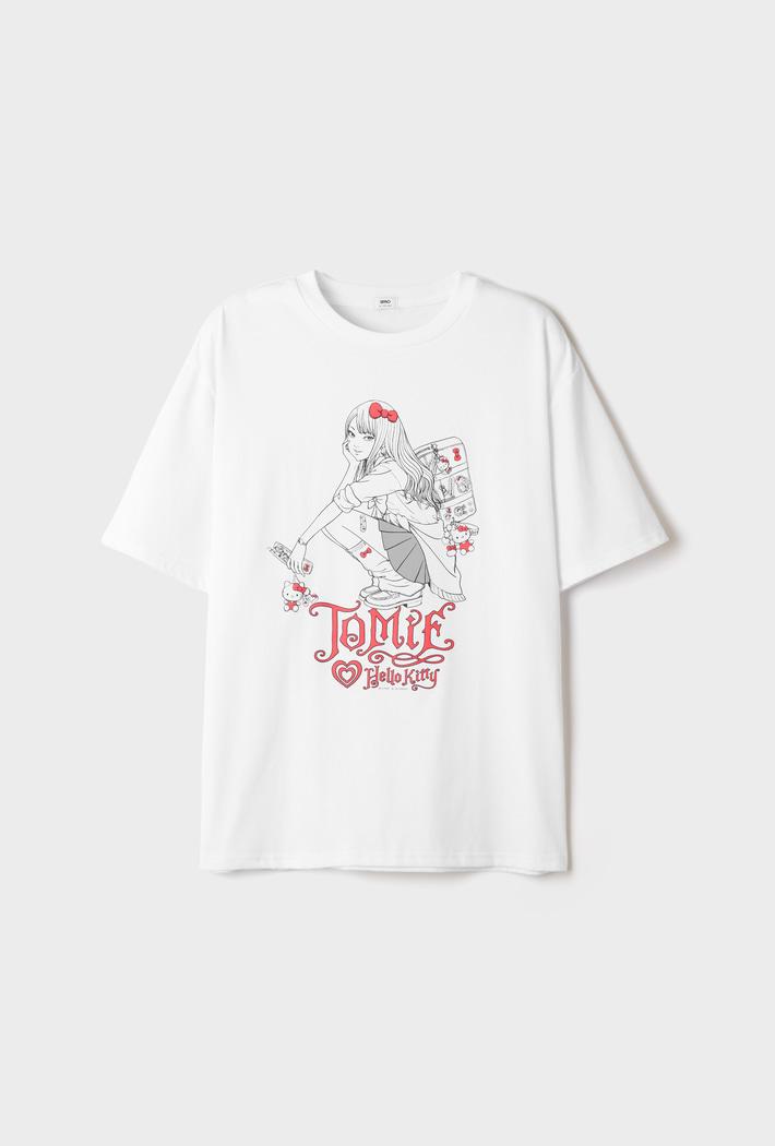 《Pre-Order》T-Shirt｜SPAO KR Hello Kitty X  伊藤潤二 (26181-P)