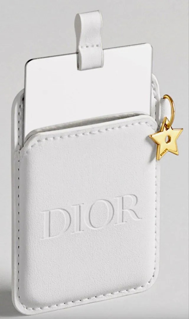 💯Dior滿額贈品白色壓印logo卡套連鏡
